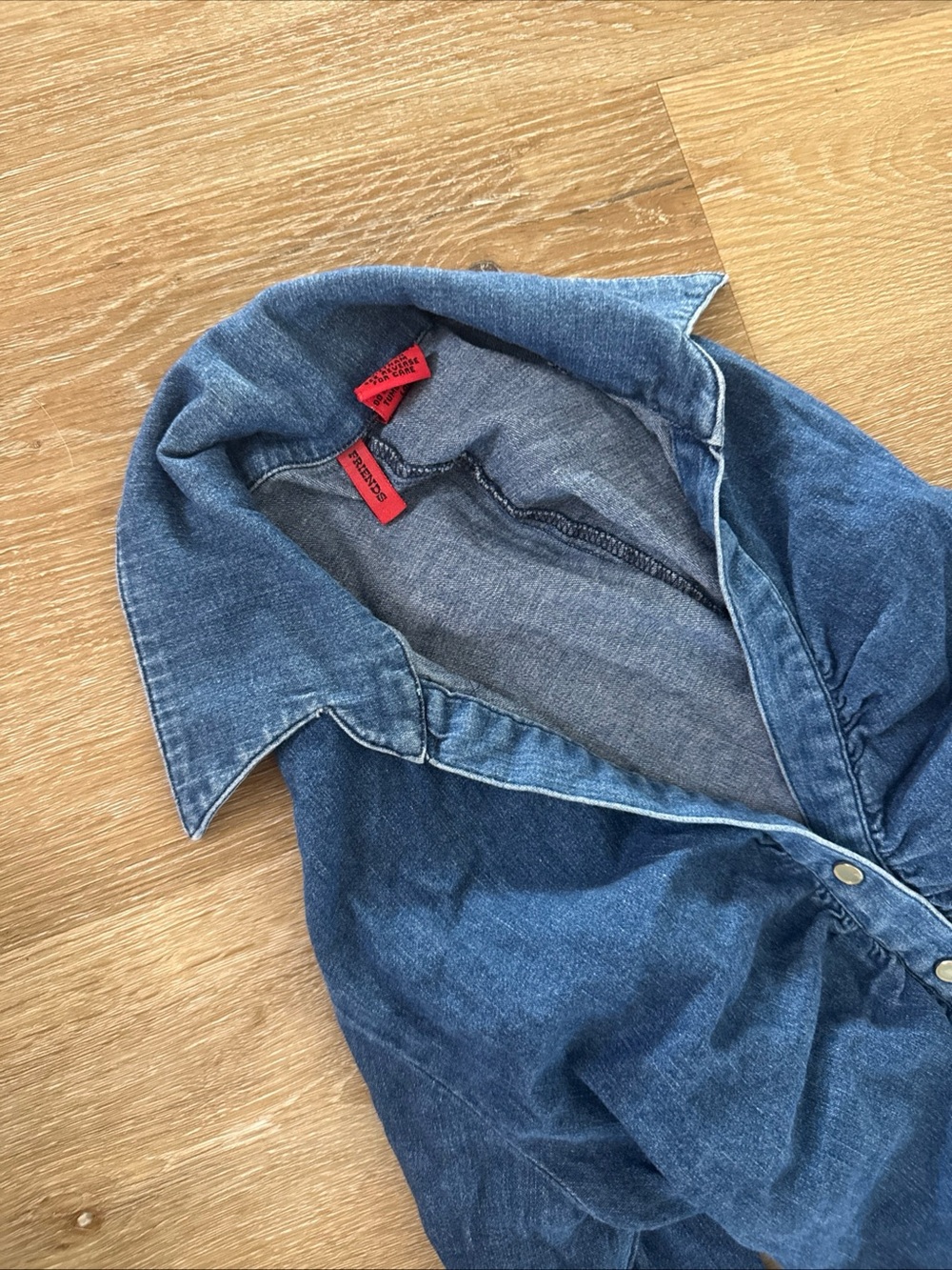 Vintage Friends denim button up - Picture 5 of 5